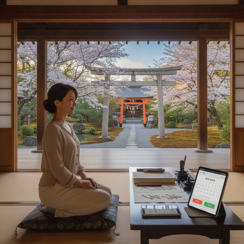 神社体験イベント：座禅・写経予約で深める和文化の真髄